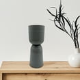 thumbnail image 5 of Bergamo Art 15 Inch Tall Decorative Handmade Iron Stylish Flower Vase in Grey, 5 of 5