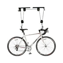 60kg/132LBS Bicycle Bike Lift Hoist Ceiling Storage Hanger Pulley Rack Garage   Hooks