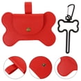 thumbnail image 2 of Miangastore Dog Poop Bag Holder Leash Attachment Walking Pet Poop Bag Pet Waste Bag Dispenser, 2 of 8