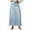 Light Blue, variant on Lovskoo Women Trendy Denim Maxi Skirt High Waist A-Line Loose Long Jean Skirt Streetwear Black