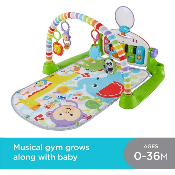 Fisher-Price Deluxe Kick & Play Removable Piano Gym