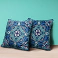 thumbnail image 3 of Amrita Sen Designs Amrita Sen Lotus Garden Indoor Outdoor Pillow 26" x 26", 3 of 4