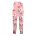 thumbnail image 5 of JGTDBPO Baggy Sweatpants for Women Drawstring Valentine'S Day Printed High Waist Casual Loose Joggers Y2K Warm Trousers with Pockets Sporty Athletic Bound Ankle Lounge Pants, 5 of 5