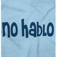 thumbnail image 2 of No Hablo Language Cute Babies Humor Romper Boys or Girls Infant Baby Brisco Brands 18M, 2 of 6