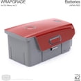 thumbnail image 2 of Peau Wrapgrade Compatible avec les Piles Mavic Air 2 / 2 (Rouge Japon), 2 of 3