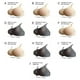 thumbnail image 4 of Minnieouse Sujetador de prótesis de pechos falsos con forma de pecho ajustable 500-1400g Sujetador de copa de A-D removible amigable con la piel para Ropa interior Negro Hombres/Copa C Minnieouse AP011665-04, 4 of 6