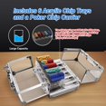 thumbnail image 4 of Funda para fichas de póker GSE Games & Sports Expert con capacidad para 600 fichas, 4 of 7