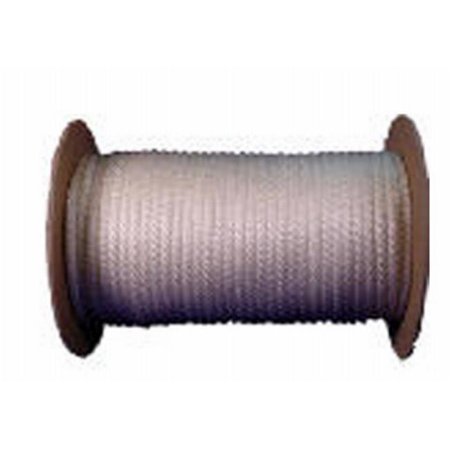 

0.25 x 150 in. Solid Braided Nylon Rope White