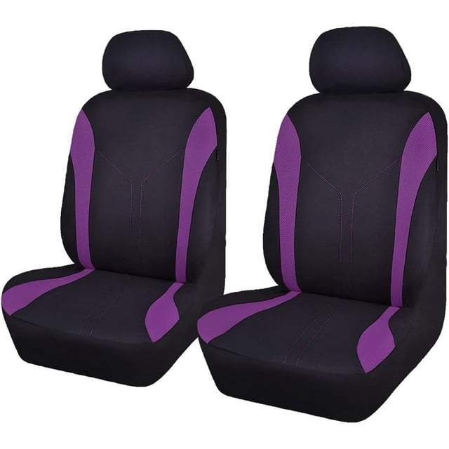 Car Seat Covers Front Seats and Rear Bench Air Mesh Fabric Rear Bench Split Polyester Easy Installation SUV CAR Woman Lady Femal ( Mint Full Set)