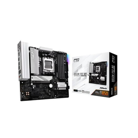ASRock B850M Pro RS AM5 AMD B850 SATA 6Gb/s Micro ATX Motherboard