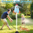 thumbnail image 3 of ZHAOCHENG Juguetes rociadores de agua, juguetes rociadores giratorios, cohete de riego, primavera de verano al aire libre para niños, jardín, césped, juegos al aire libre, 3 of 5