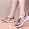 thumbnail image 5 of Willtoo Womens Knit Sneakers Lightweight Breathable Flying Woven Casual Walking Shoes Lace‑Up Soft Sole Comfort for Daily Wear, 5 of 5