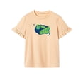 thumbnail image 1 of Camiseta para mujer con cuello redondo, camiseta suave de manga corta para mujer para vacaciones en la calle L, 1 of 7