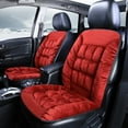 HCfuz Autumn Winter Universal Plush Car Front Seat Cover Cushion Auto