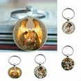 thumbnail image 5 of Coollooc Glass Pendant Necklace with Nativity Scene, Oval Religious Jewelry for Daily Wear and Holiday Gifts, Vintage Style(B), 5 of 8