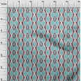thumbnail image 2 of oneOone Tissu en Coton Cambric Imprimé Ikat Aztèque BTY 56 Pouces de Large, 2 of 4