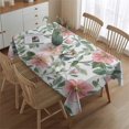 thumbnail image 2 of Pioneer Flower Floral Print Pattern Rectangle Tablecloth 60"x84",Waterproof Polyester Rectangle Table Cloth, Wipeable Spillproof Polyester Tablecloth for Dining, Camping, Indoor and Outdoor, 2 of 5