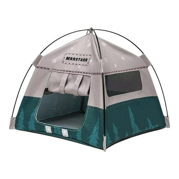 KRONDO 112 Scale Miniature Camping Tent Model - 7.2 Inch Movable Doll House Accessory with Realistic Cloth Design, Mini Display Tents for Fairy Gardens and Photography Props