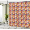 thumbnail image 4 of Ambesonne Vintage Tribal Shower Curtain, Vivid Petals, 69"Wx84"L, Multicolor, 4 of 4