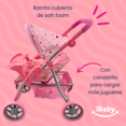 thumbnail image 4 of Carriolita De Juguete Para Muñecas Ibaby Momi - Start Rosa 2025 rosa claro, 4 of 5