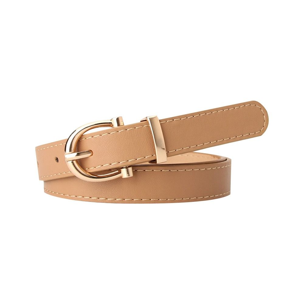 Fashion Allmatch Casual Vintage PU Leather Belt Pants Bands Metal
