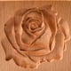 thumbnail image 3 of Cortador de galletas con forma de rosa y flor en 3D, de madera, para repostería y cocina., 3 of 9