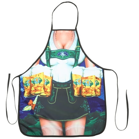 

BESTONZON Kitchen Apron Beer Man Apron Neck Sling Apron Restaurant Apron Washable Apron