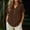 A618 Brown, variant on Xdegoge Womens Ruffle Trim V Neck Blouses Boho Henley Button Short Flutter Sleeve Tops Casual Pleated Textured Flowy Tunic Shirts Elegant Summer Vacation Tees