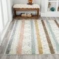 thumbnail image 3 of JONATHAN Y SANTA THERESA 3 x 5 Area Rug, Faiza Moroccan Striped Geometric - Multi/Cream, SNT106A-3, 3 of 10