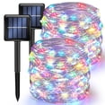 thumbnail image 1 of Luces solares de cadena TW SHINE 240 LED 24.4 m 8 modos 2 paquetes, 1 of 7