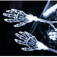 thumbnail image 4 of LINLIN Halloween String Lights, 7m 50LED Ghost Hand Light Solar Fairy Lights with 8 Modes Waterproof Outdoor LED String Light for Garden Halloween Christmas, 4 of 9