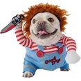 thumbnail image 1 of L Disfraz de Perro de muñeca Mortal Disfraz de Perro Divertido Disfraz de Halloween Ropa de Fiesta para Perros Ropa de Navidad para Mascotas Adecuada para Cachorros y medianos, 1 of 4