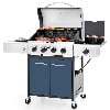 4 Burner Grill, Blue