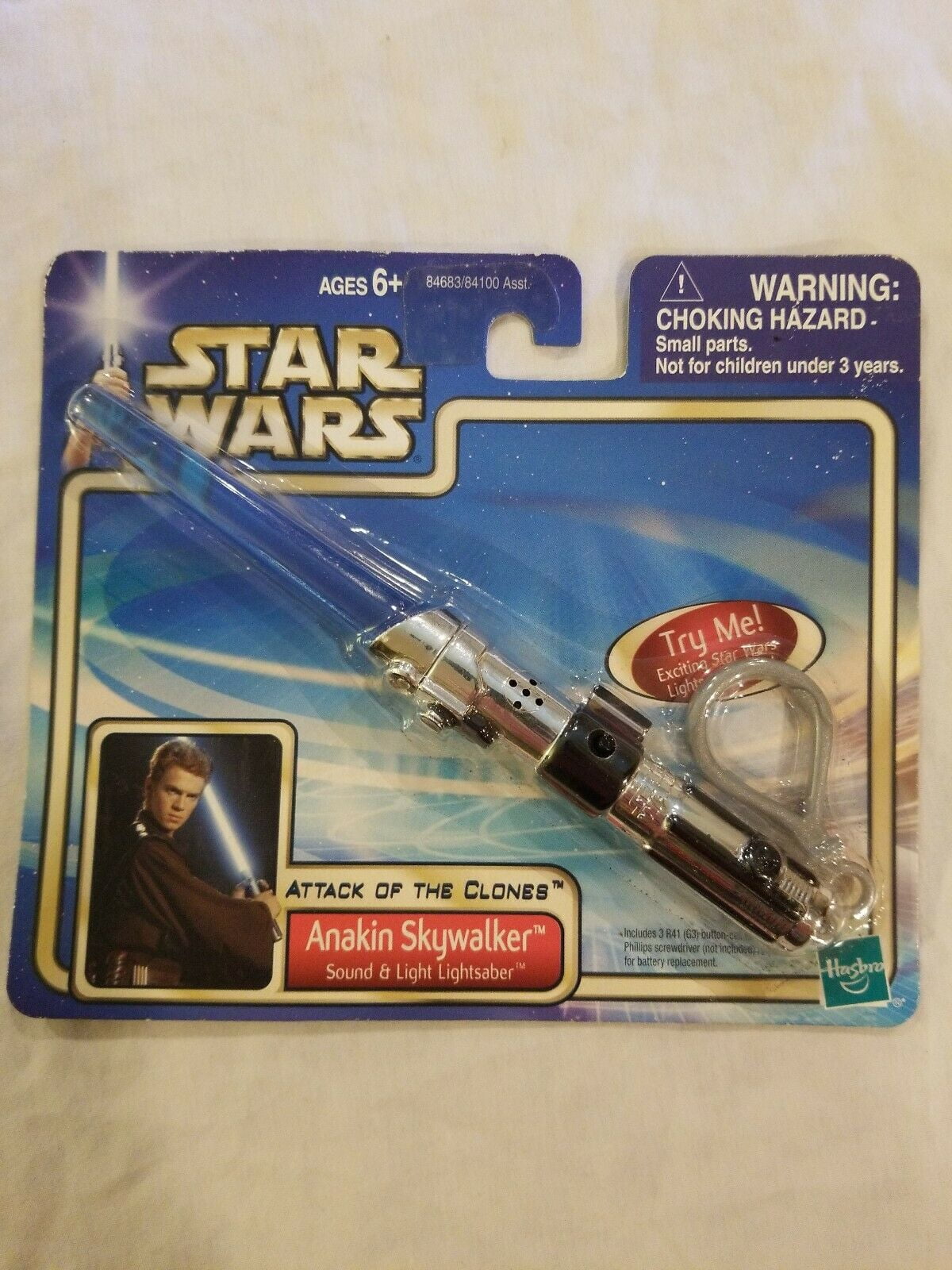 Star Wars Attack The Clones Anakin Skywalker Sound & Light Lightsaber