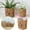 A, variant on WIFKLSIIPG Water Hyacinth Woven Storage Planter Pot Balcony Handmade Flower