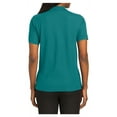 thumbnail image 2 of Mafoose Women's Comfortable Silk Touch Polo Golf Shirt Short Sleeve Teal Green 3XL, 2 of 7