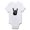 Cloud White, variant on CafePress - Rock Finger Symbol Infant Bodysuit - Baby Light Bodysuit, Size Newborn - 24 Months