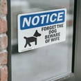 thumbnail image 4 of (2 Pack) Forget The Dog Beware Of Wife Sign, 4 of 7