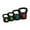 50LB, variant on Signature Fitness Adjustable Sand-Filled Kettlebell Set, Black, Color-Coded Yellow/Green/Blue/Red Marks, Available in 30LB, 45LB, and 50LB Sets, Home Strength Training Equipment