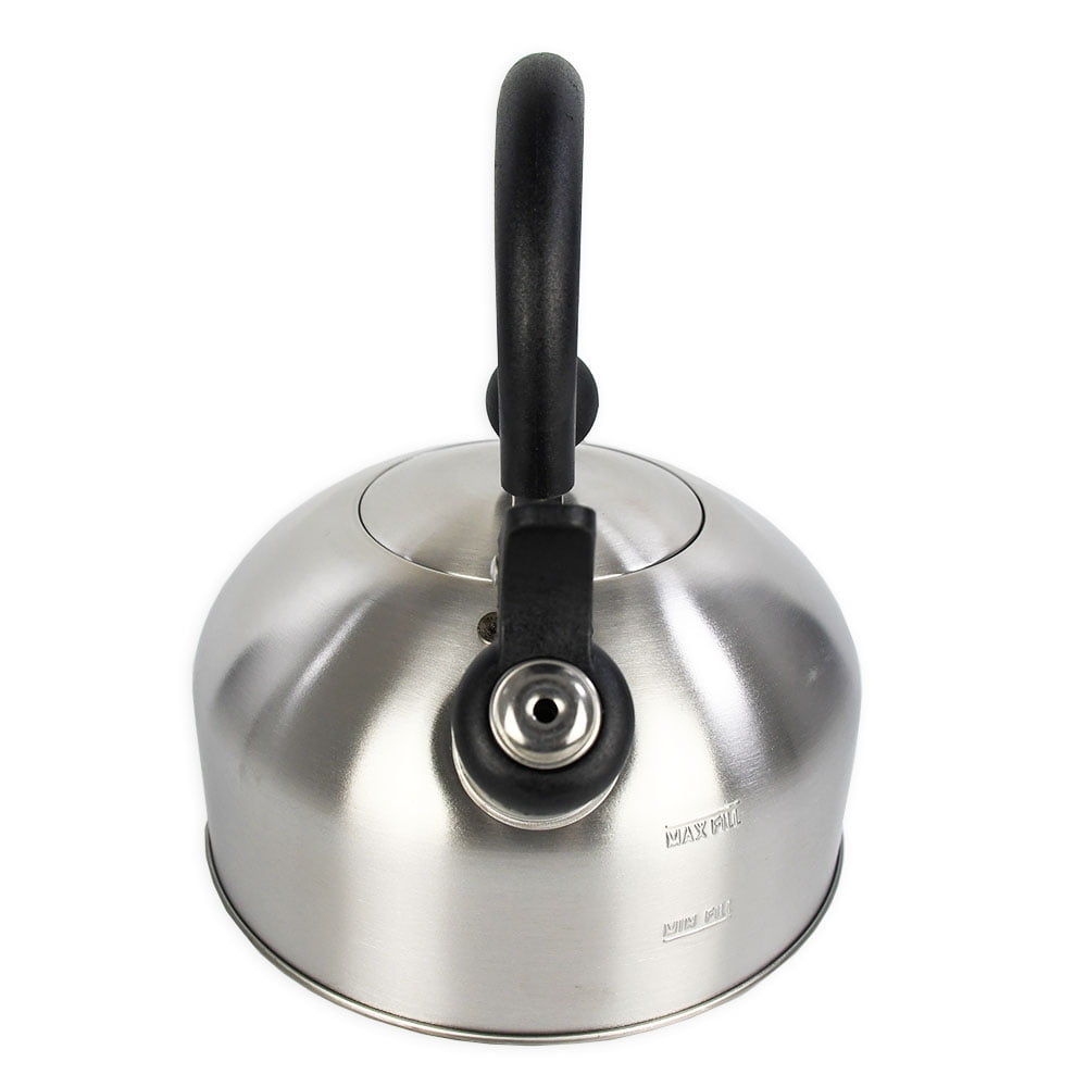 mainstays stainless steel whistle tea kettle