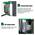 thumbnail image 6 of HPDMC Heavy Duty Automatic Pallet Stretch Wrap Machine with Integrated Scale and Label Printer - 4400 lbs Capacity, 110V AC, 65" Turntable, Industrial Stretch Film Wrapper for Warehouse & Logistics, 6 of 7