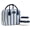 Blue Chunky Stripe, variant on Fit + Fresh Bloomington Womens Lunch Bag, Insulated Lunch Box With Containers, Pink Bows