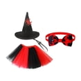 thumbnail image 4 of Disfraz de de Halloween, falda tutú, decoración de Halloween, disfraz de de jardín, falda con pajarita y sombrero para patio y jardín., 4 of 8