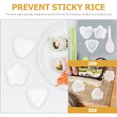 thumbnail image 3 of Shisuyan Triangle Onigiri Mold White 15pcs 2.7x2.7in PP, 3 of 8