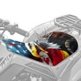 thumbnail image 2 of Uorisanigo ATV Seat Cover Waterproof Heavy-Duty Bald Eagle American Flag Four Wheeler Seat Cover Comfort Universal Fit for Most ATV Models,Sportsman,Rancher,Foreman,Scrambler,Easy to Install, 2 of 7