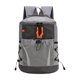 thumbnail image 1 of Mochila de senderismo y camping, cómoda con correas ajustables y portátil. Gris, 1 of 7