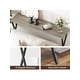 thumbnail image 4 of Industrial-style 2 niveles narrow consola estante: ideal para sofa mesa para sala de estar, hallway, y foyer, 4 of 8