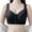 Black, variant on ,Women's Full Figure Front Closure Bras Push up Wire-Free Jacquard Back Support Posture Bra No Underwire Soft Supportive Bralettes Plus Size Lightweight Comfy Thin Bra Beige 50