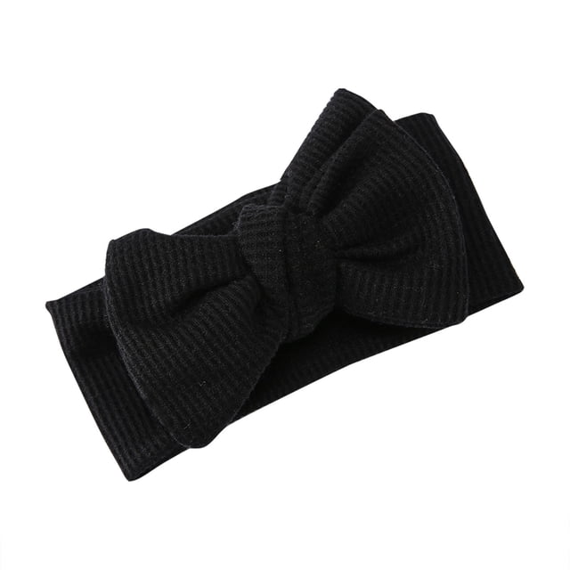 Baby Headbands 2 For And Toddlers Oversized Knot Bow Knit Headband Fontanelle Accessory For