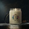 thumbnail image 5 of Funny Watercolor Adorable American Shorthair Peeking Through Torn Paper Effect Soy Wax Candle Cat Lover Kitten Owner Gifts 16oz White Vanilla Candle - 00026, 5 of 5